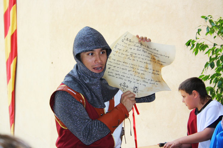 excursion-escolar-medieval-cocentaina-pergamino-rey-pere